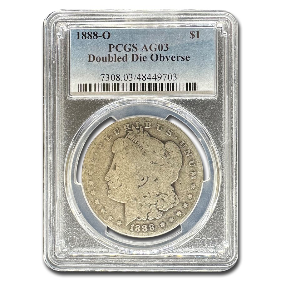 1888-O Morgan Dollar AG-3 PCGS (Doubled Die Obverse)