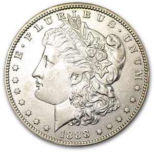 1888-O Morgan Dollar AU-58 (VAM-1B-H4, Early Die State 4) 1888-O Morgan Dollar AU-58 (VAM-1B-H4, Early Die State 4)