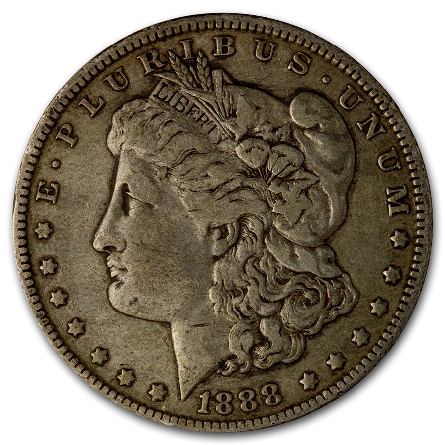 1888-O Morgan Dollar Hot Lips VG-VF