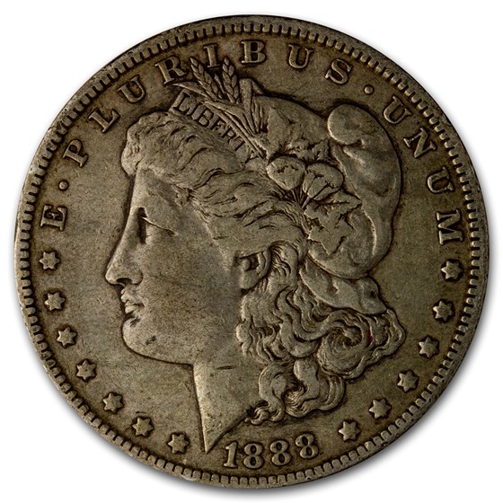 1888-O Morgan Dollar Hot Lips VG-VF 1888-O Morgan Dollar Hot Lips VG-VF
