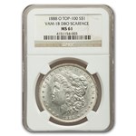 1888-O Morgan Dollar MS-61 NGC (VAM-1B DBO Scarface Top-100)