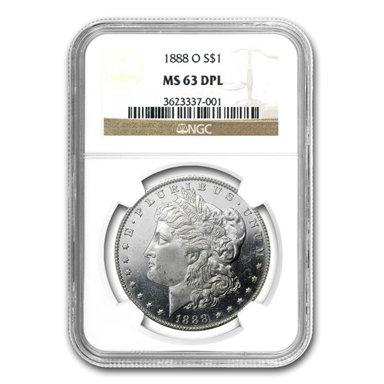 1888-O Morgan Dollar MS-63 DPL NGC (CAC) 1888-O Morgan Dollar MS-63 DPL NGC (CAC)