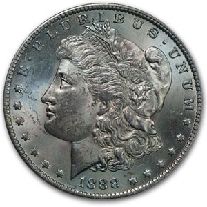 1888-O Morgan Dollar MS-63 PCGS (Gun Metal Blue Toning) 1888-O Morgan Dollar MS-63 PCGS (Gun Metal Blue Toning)