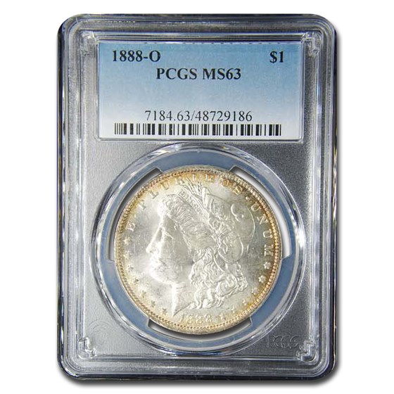 1888-O Morgan Dollar MS-63 PCGS 1888-O Morgan Dollar MS-63 PCGS