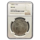 1888-O Morgan Dollar MS-64 NGC