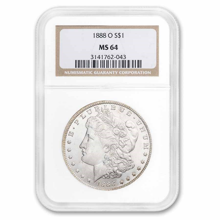 1888-O Morgan Dollar MS-64 NGC