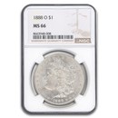 1888-O Morgan Dollar MS-66 NGC