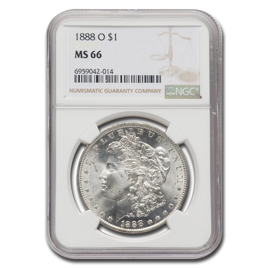 1888-O Morgan Dollar MS-66 NGC