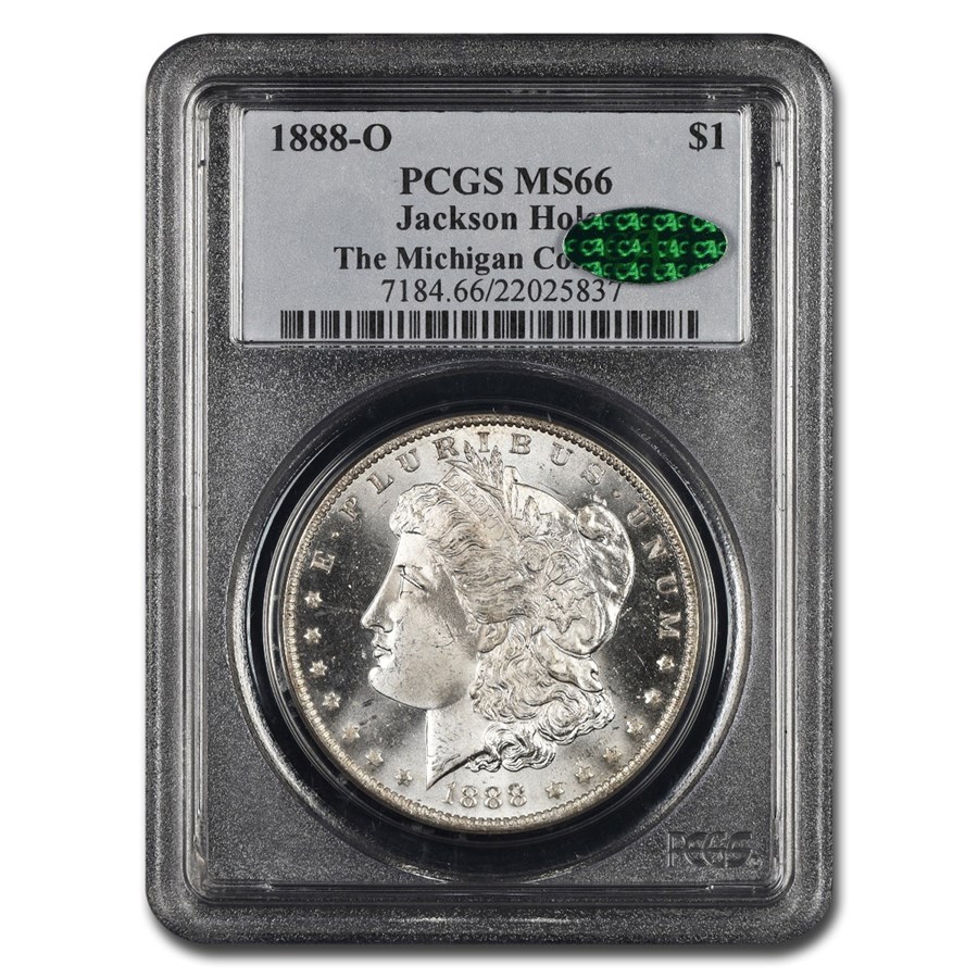 1888-O Morgan Dollar MS-66 PCGS CAC (Michigan Collection)
