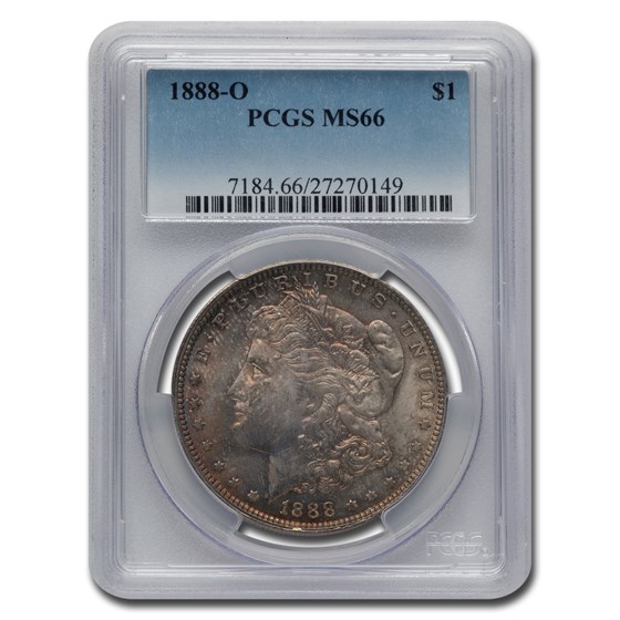 1888-O Morgan Dollar MS-66 PCGS (Toned) 1888-O Morgan Dollar MS-66 PCGS (Toned)