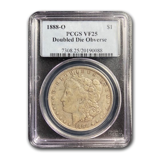 1888-O Morgan Dollar VF-25 PCGS (Doubled Die Obverse) 1888-O Morgan Dollar VF-25 PCGS (Doubled Die Obverse)