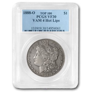 1888-O Morgan Dollar VF-30 PCGS (VAM-4, Hot Lips, Top-100)