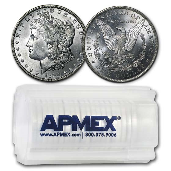 1888-O Morgan Dollars BU (20 Count Roll)