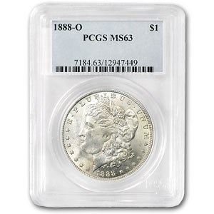 1888-O MS-63 PCGS (VAM-1B-H4, Early Scarface Die State) 1888-O MS-63 PCGS (VAM-1B-H4, Early Scarface Die State)
