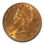 1888-S $10 Liberty Gold Eagle MS-63 PCGS CAC
