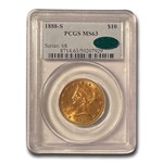 1888-S $10 Liberty Gold Eagle MS-63 PCGS CAC