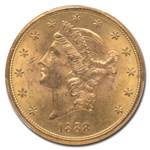 1888-S $20 Liberty Gold Double Eagle MS-63 PCGS CAC