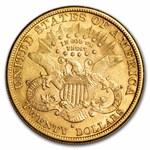 1888-S $20 Liberty Gold Double Eagle XF