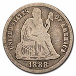 1888-S Liberty Seated Dime VG