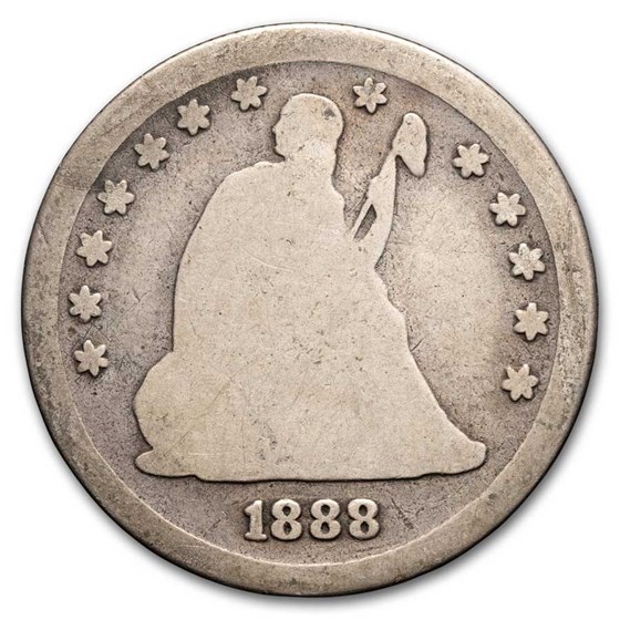 1888-S Liberty Seated Quarter AG 1888-S Liberty Seated Quarter AG