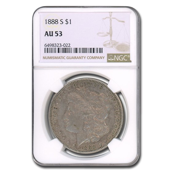 1888-S Morgan Dollar AU-53 NGC
