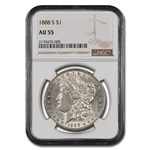1888-S Morgan Dollar AU-55 NGC