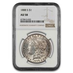1888-S Morgan Dollar AU-58 NGC