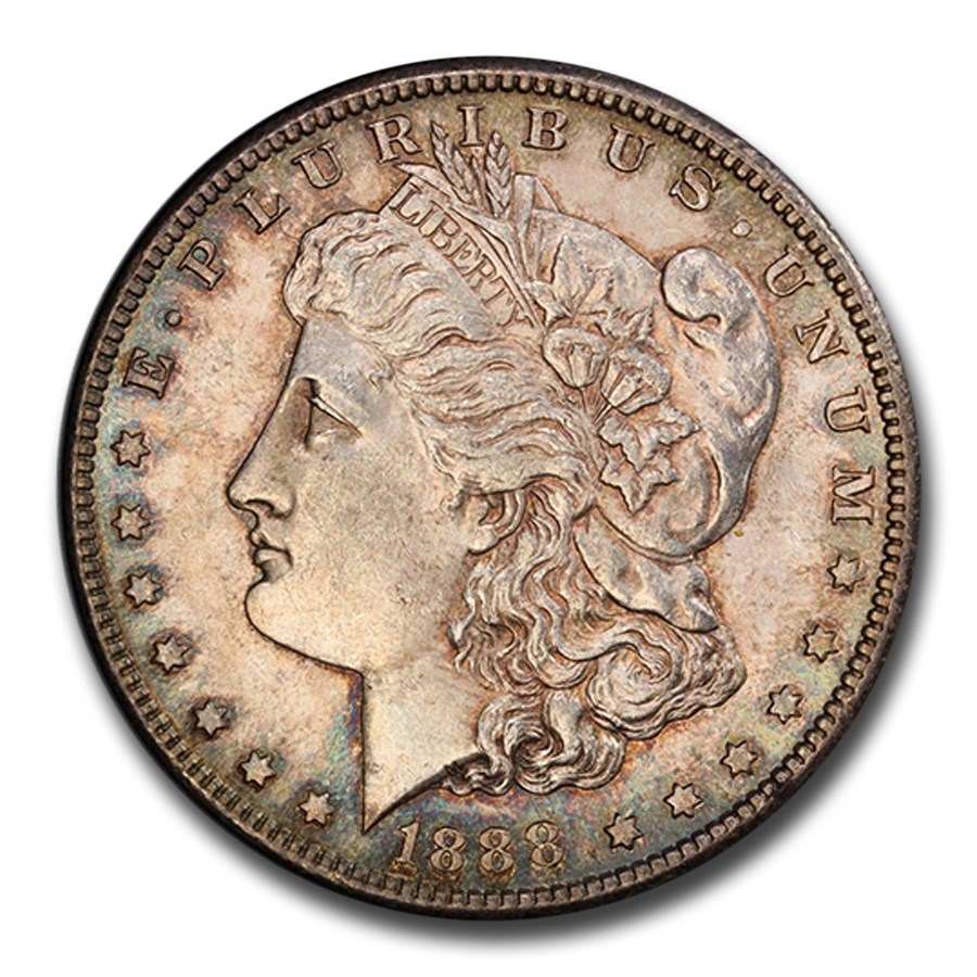 1888-S Morgan Dollar MS-61 PCGS