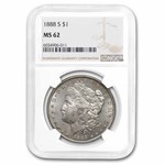 1888-S Morgan Dollar MS-62 NGC