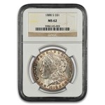 1888-S Morgan Dollar MS-62 NGC