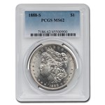 1888-S Morgan Dollar MS-62 PCGS