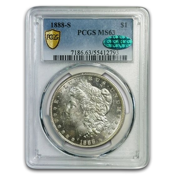 1888-S Morgan Dollar MS-63 PCGS CAC