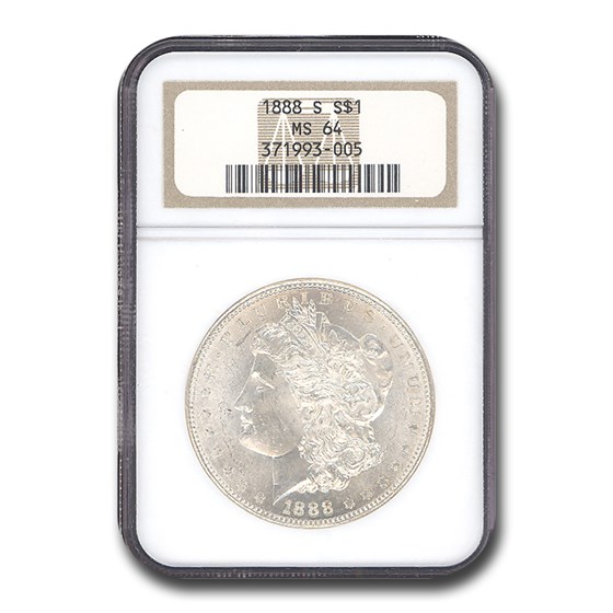 1888-S Morgan Dollar MS-64 NGC 1888-S Morgan Dollar MS-64 NGC