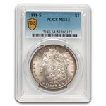 1888-S Morgan Dollar MS-64 PCGS