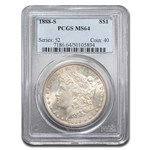1888-S Morgan Dollar MS-64 PCGS