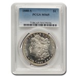 1888-S Morgan Dollar MS-65 PCGS