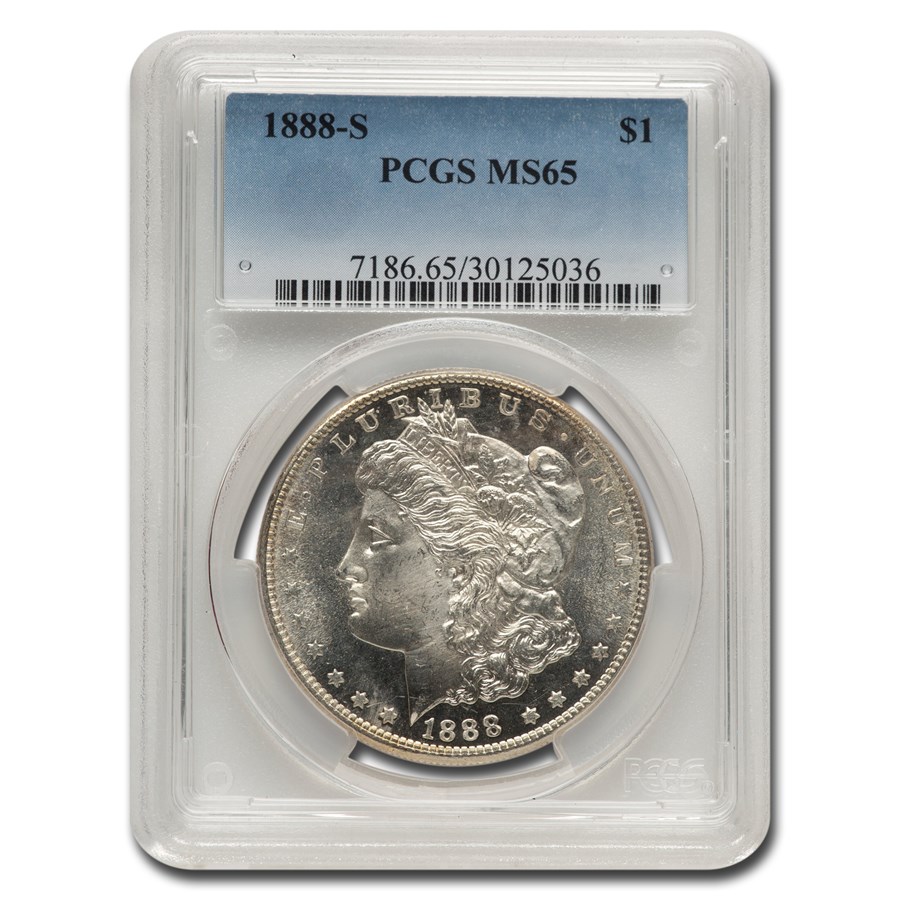1888-S Morgan Dollar MS-65 PCGS