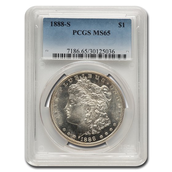 1888-S Morgan Dollar MS-65 PCGS 1888-S Morgan Dollar MS-65 PCGS