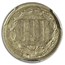 1888 Three Cent Nickel AU-50 PCGS