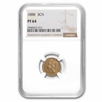 1888 Three Cent Nickel PF-64 NGC