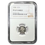1888 Three Cent Nickel PF-67 Cameo NGC