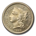 1888 Three Cent Nickel PR-67+ Cameo PCGS CAC