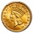 1889 $1.00 Indian Head Gold Type 3 MS-67 PCGS