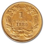 1889 $1 Indian Head Gold MS-63 PCGS