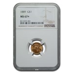 1889 $1 Indian Head Gold MS-67+ NGC