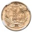 1889 $1 Indian Head Gold MS-67 NGC