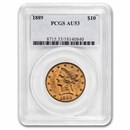1889 $10 Liberty Gold Eagle AU-53 PCGS
