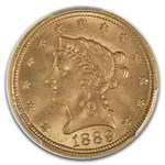 1889 $2.50 Liberty Gold Quarter Eagle MS-65 PCGS