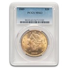 1889 $20 Liberty Gold Double Eagle MS-63 PCGS
