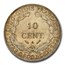 1889-A French Indo-China Silver 10 Cents PF-66 NGC